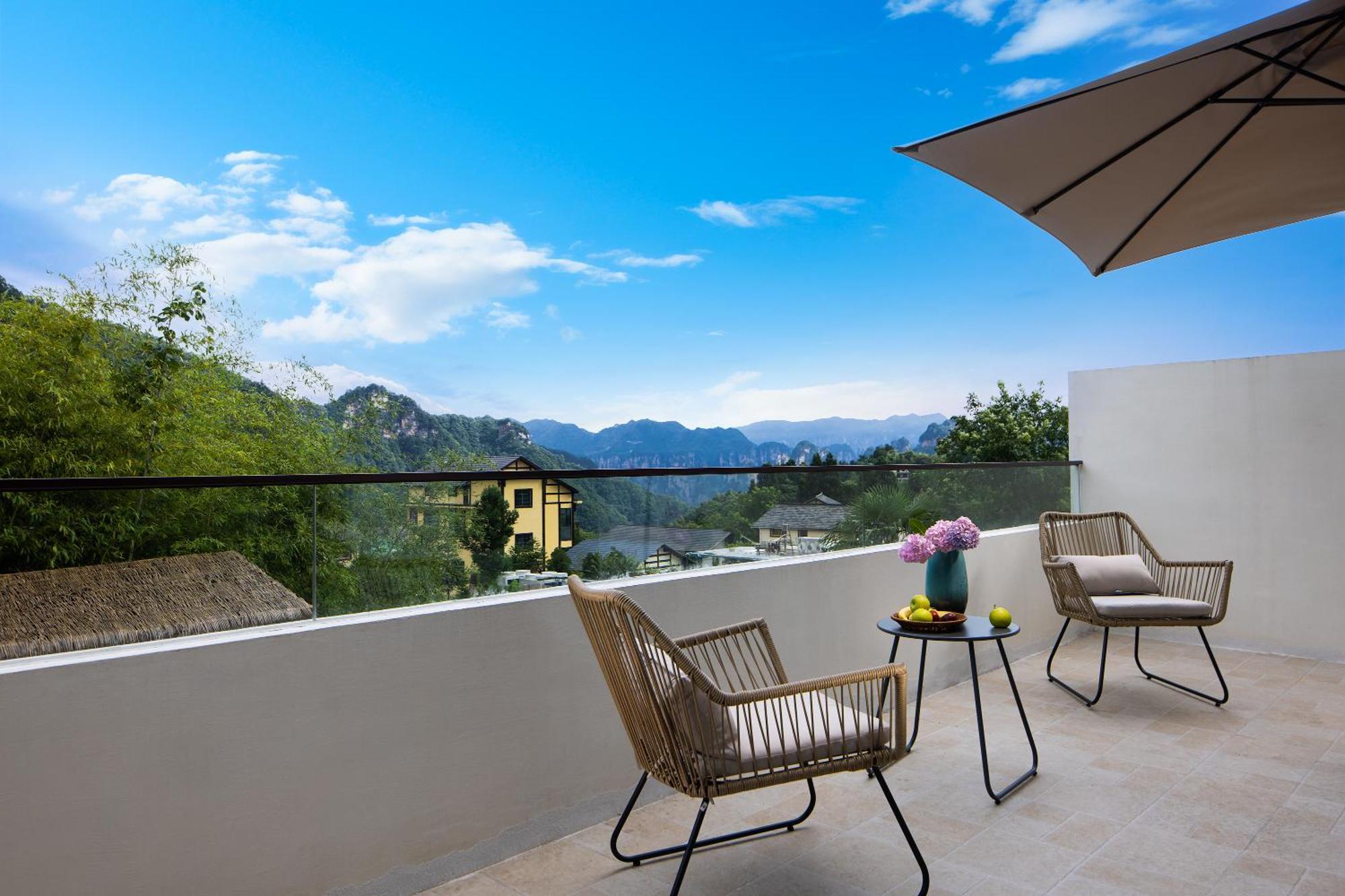Hilltop House Resort Čang-ťia-ťie Exteriér fotografie